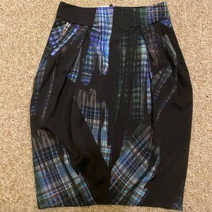 Emporio Armani Graphic Print Pencil Skirt